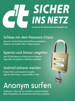 cover image of c't Sicher ins Netz
